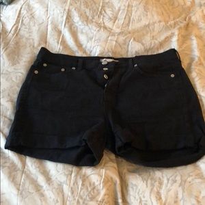Madewell cropped denim shorts